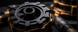 Componente industrial diseñado en 3D